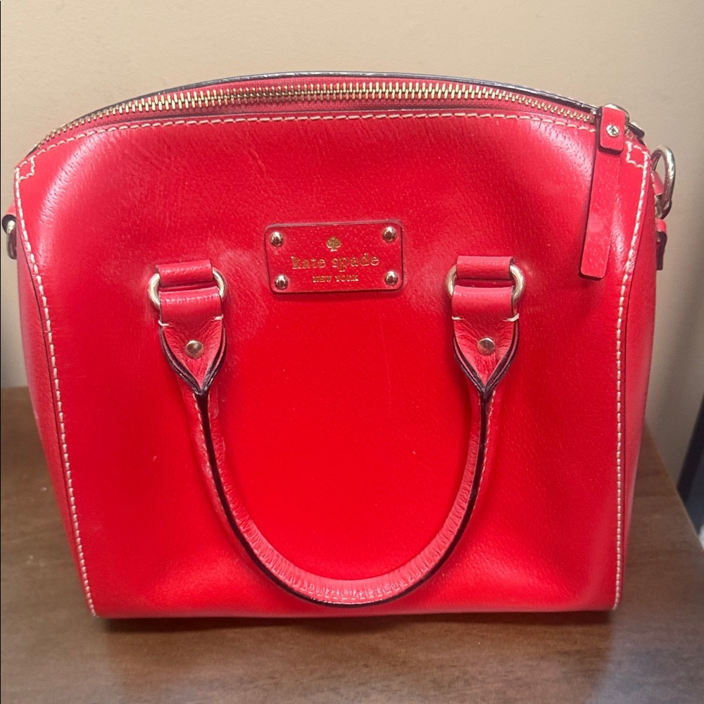 Kate Spade Vibrant Red Satchel